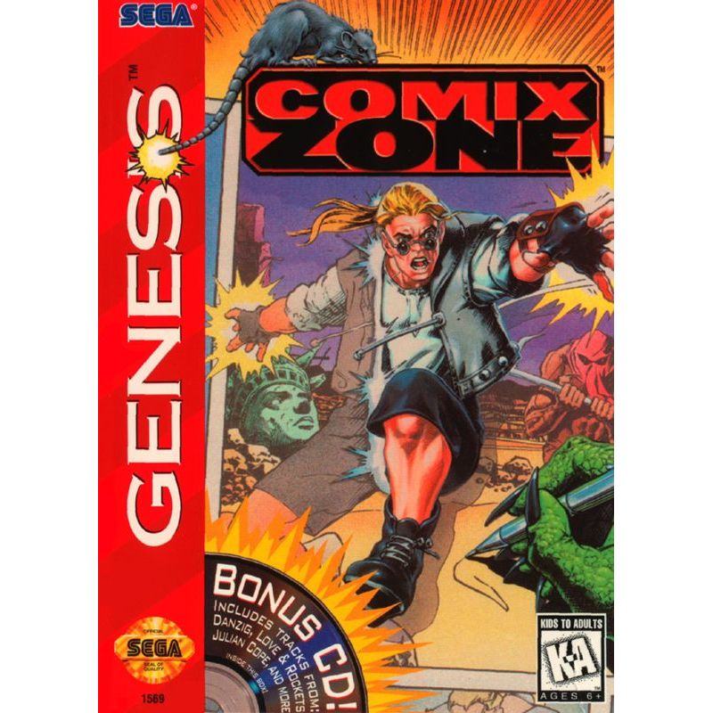 Genesis - Comix Zone (In Box)