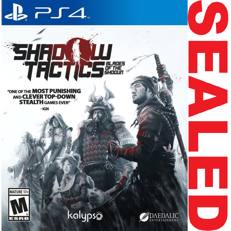 PS4 - Shadow Tactics Blades of the Shogun (Sealed)