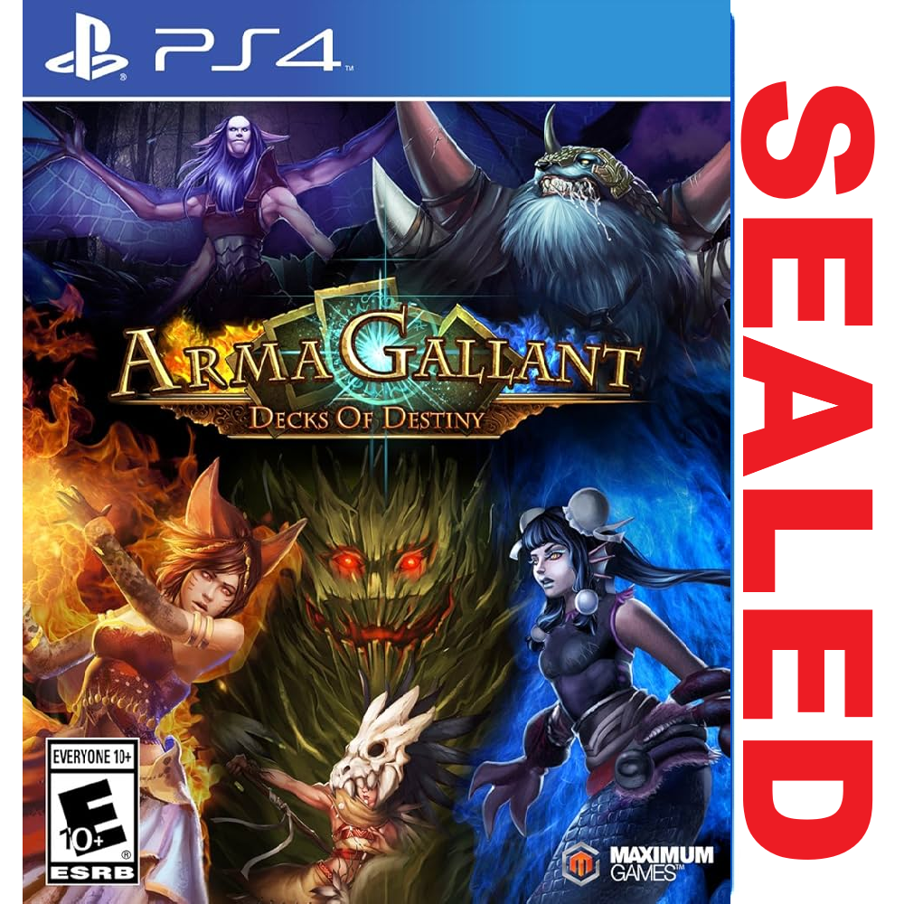 PS4 - ArmaGallant Decks of Destiny (Sealed)