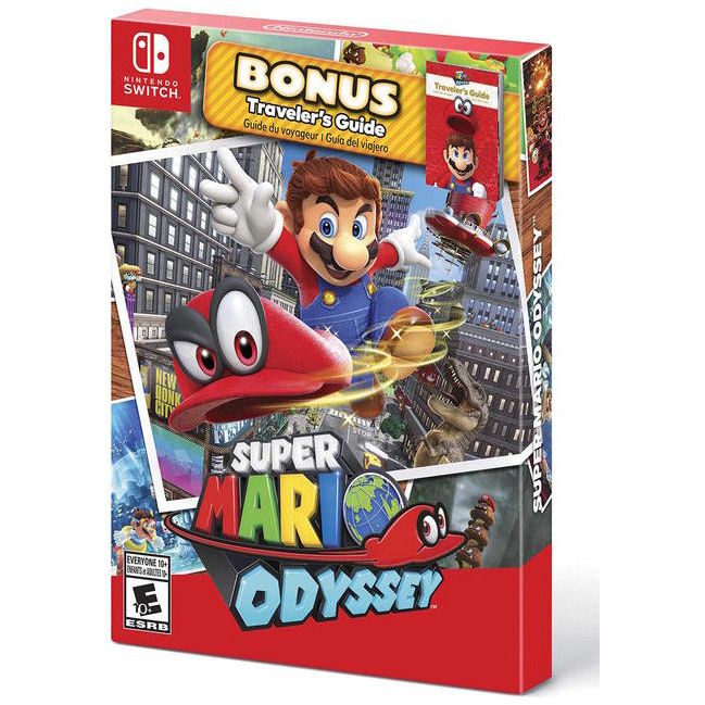 Switch - Super Mario Odyssey avec guide du voyageur bonus