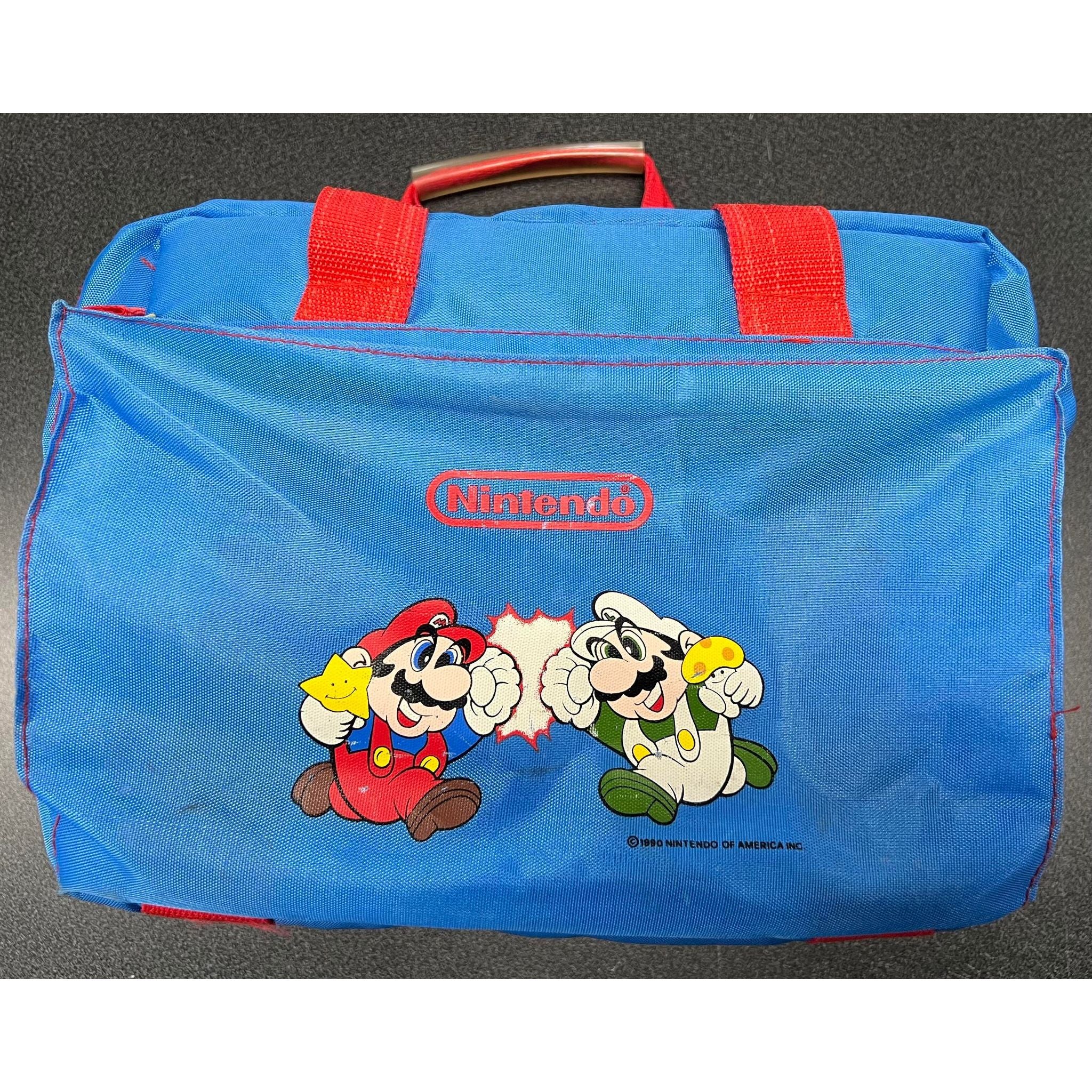 1990 Mario & Luigi Nintendo NES Carrying Case