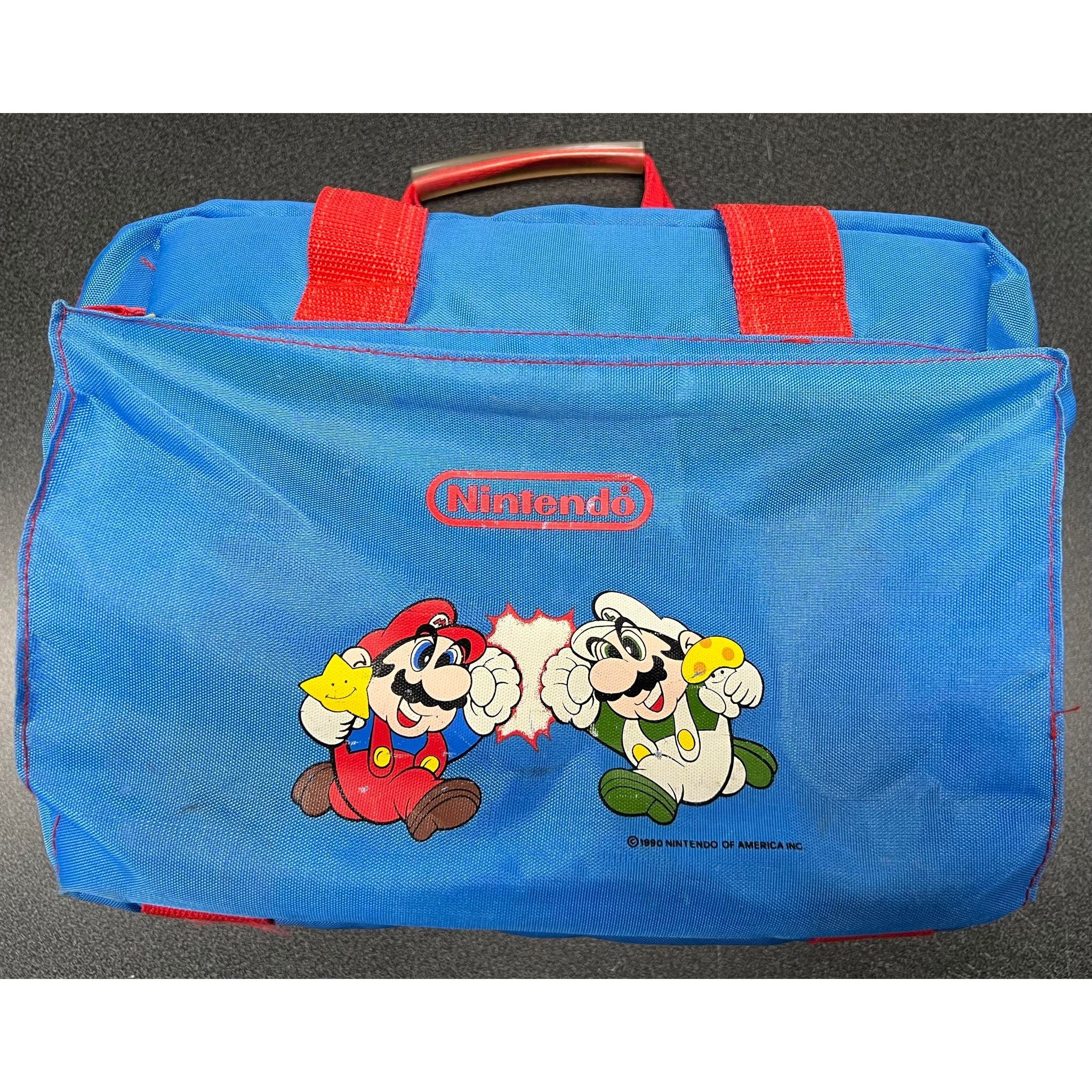 1990 Mario & Luigi Nintendo NES Carrying Case