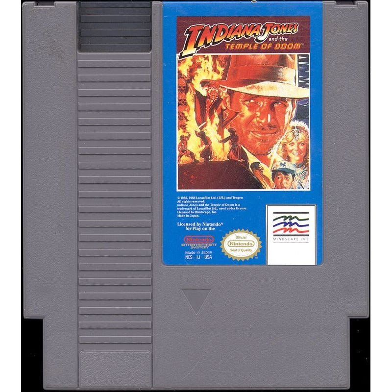 NES - Indiana Jones and the Temple of Doom (Cartridge Only)