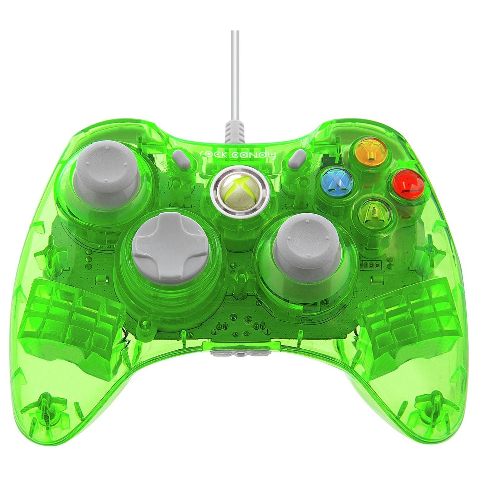Rock Candy XBOX 360 Wired Controller (Green / Used)