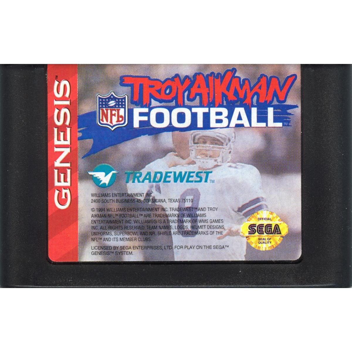 Genesis - Troy Aikman NFL Football (Cartridge Only)