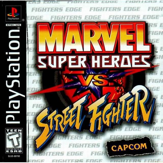 PS1 - Marvel Super Heroes Vs Street Fighter