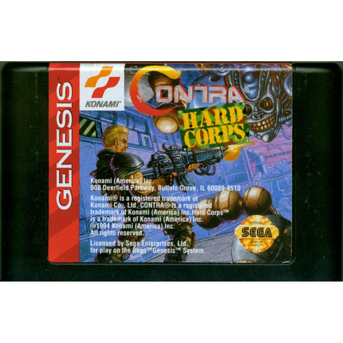 Genesis - Contra Hard Crops (cartouche uniquement)