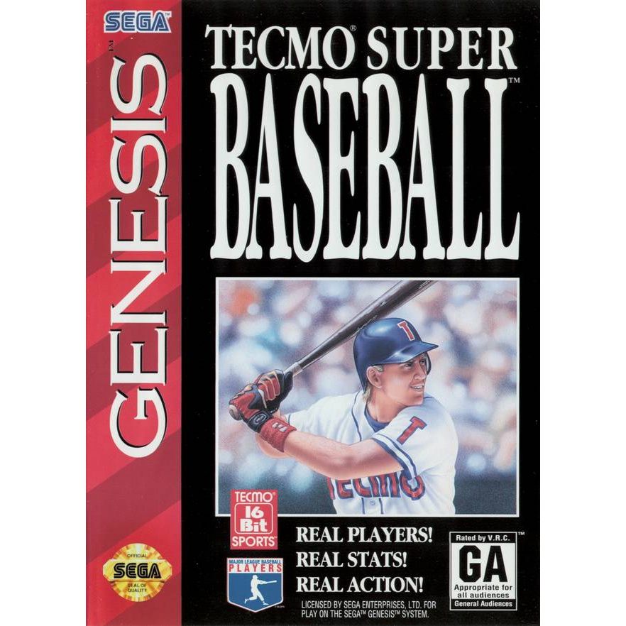 Genesis - Tecmo Super Baseball (In Case)