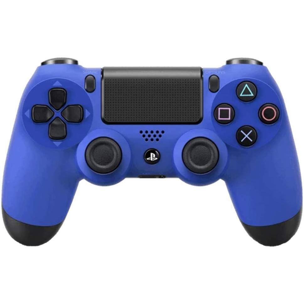 Sony Branded DualShock 4 PS4 Wireless Controller (Used / Blue / Black)