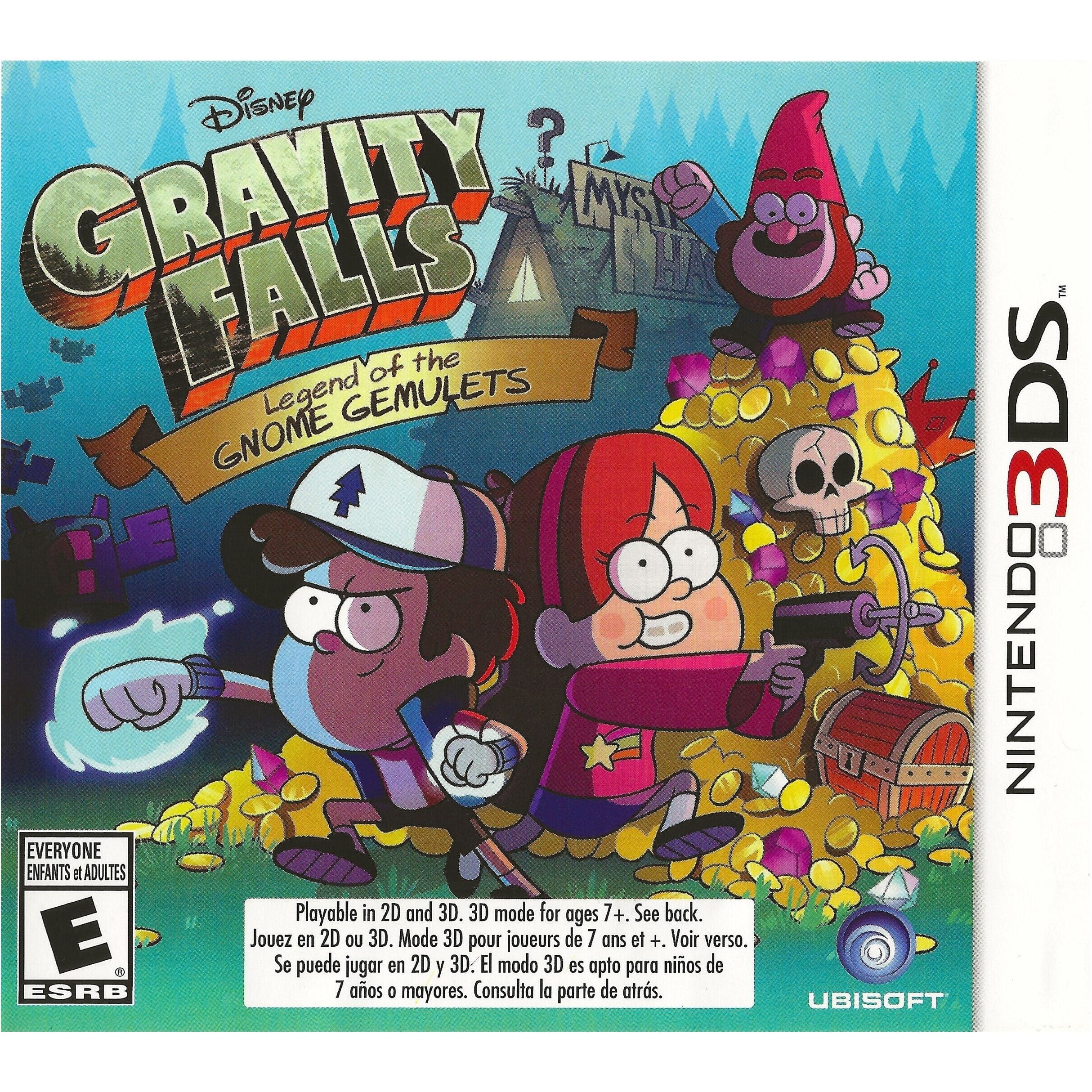3DS - Gravity Falls Legend of the Gnome Gemulets (In Case)