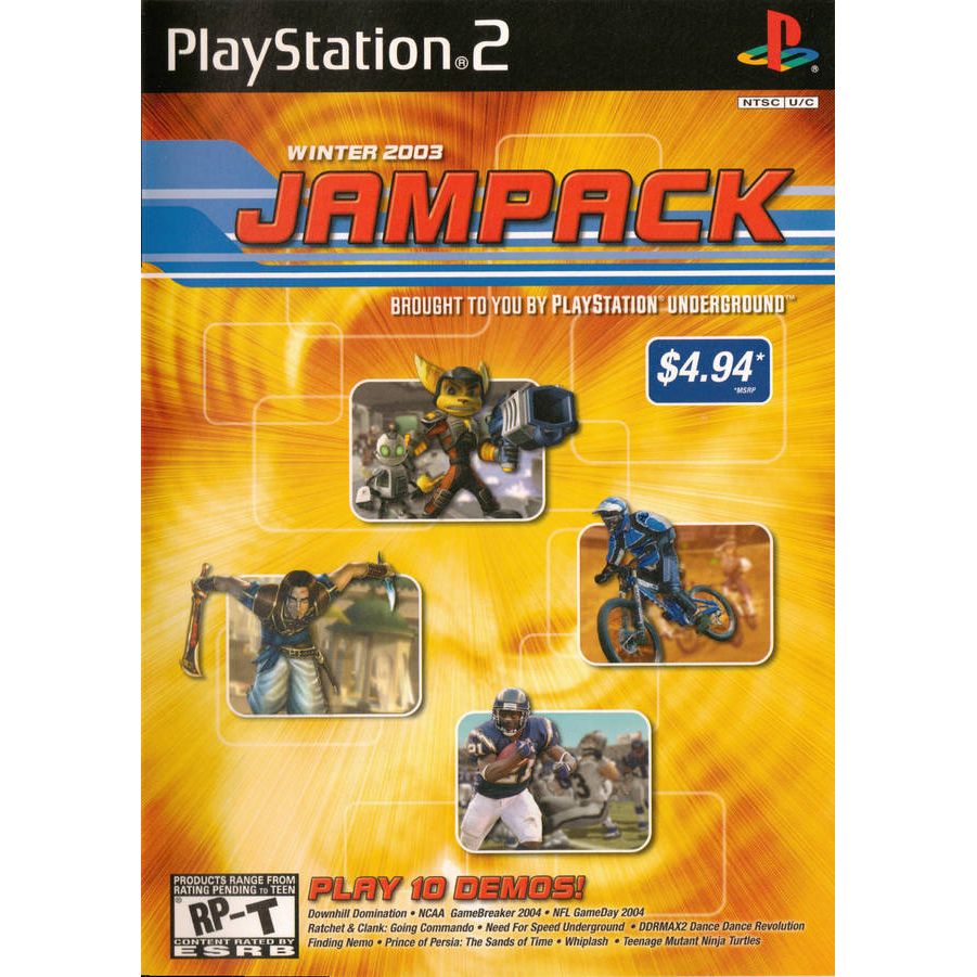 PS2 - JamPack Winter 2003 Demo Disc
