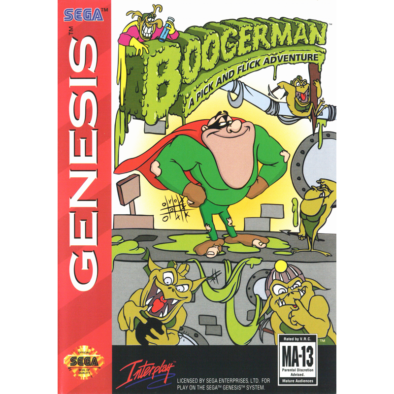 Genesis - Boogerman A Pick And Flick Adventure (In Case)