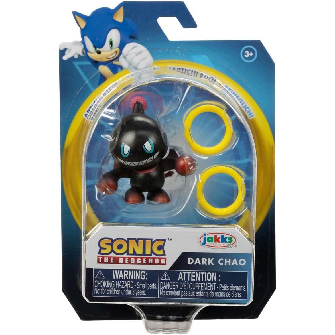 Mini figurine d'action Sonic the Hedgehog Dark Chao par Jakks