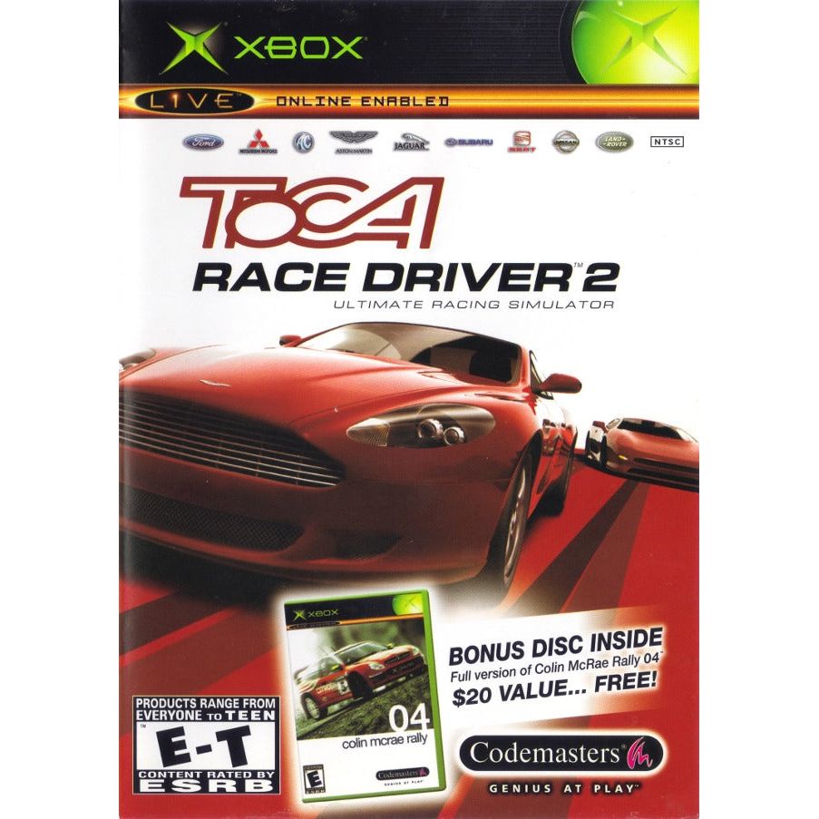 XBOX - TOCA Race Driver 2 with Colin McRae Rally 04