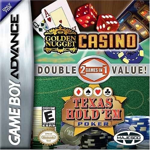 GBA - Golden Nugget Casino / Texas Hold 'Em Poker Double Pack (Cartridge Only)