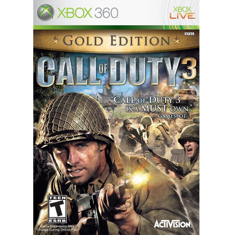 XBOX 360 - Call of Duty 3 Gold Edition (No Bonus DVD)