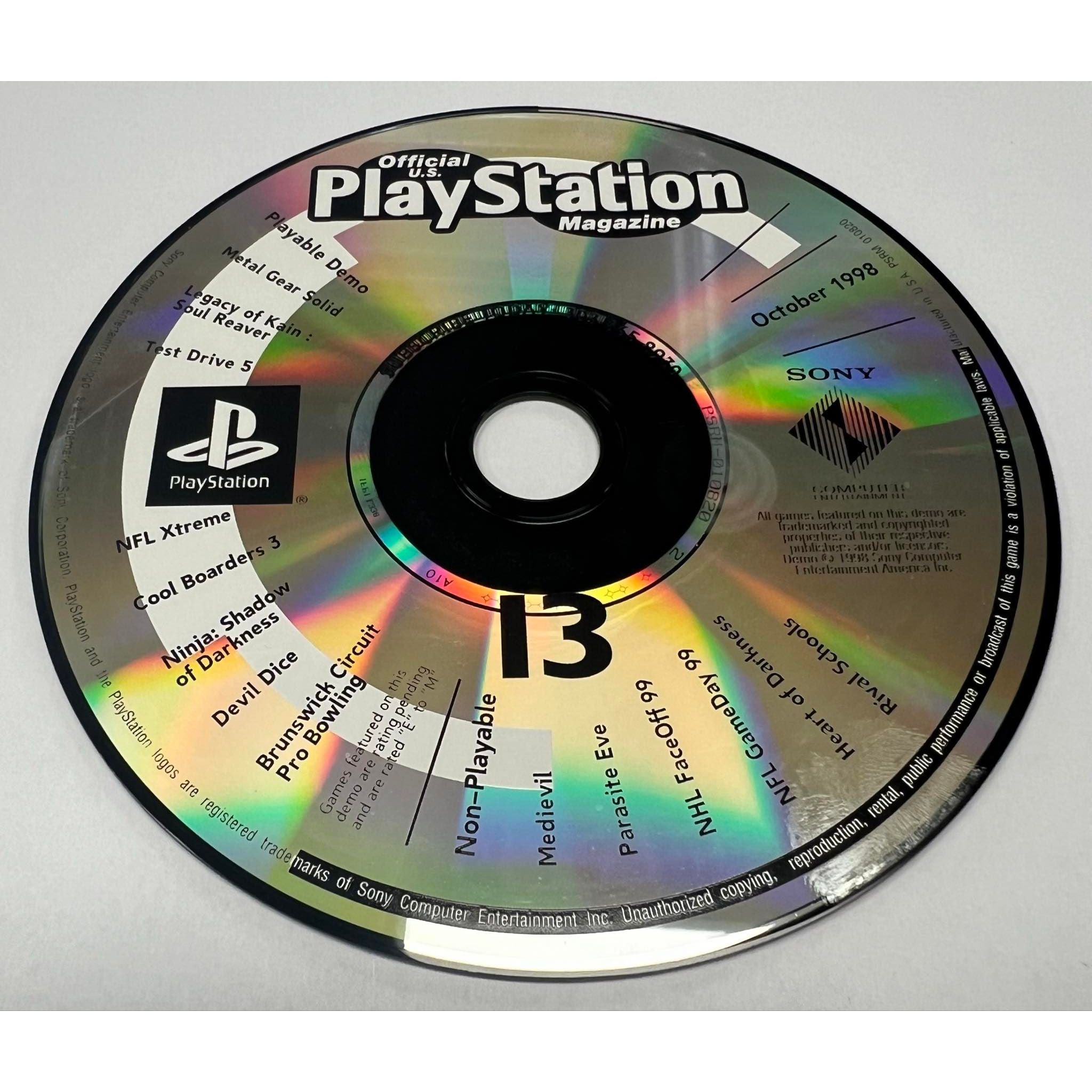 PS1 - Official PlayStation Magazine Demo Disc 13