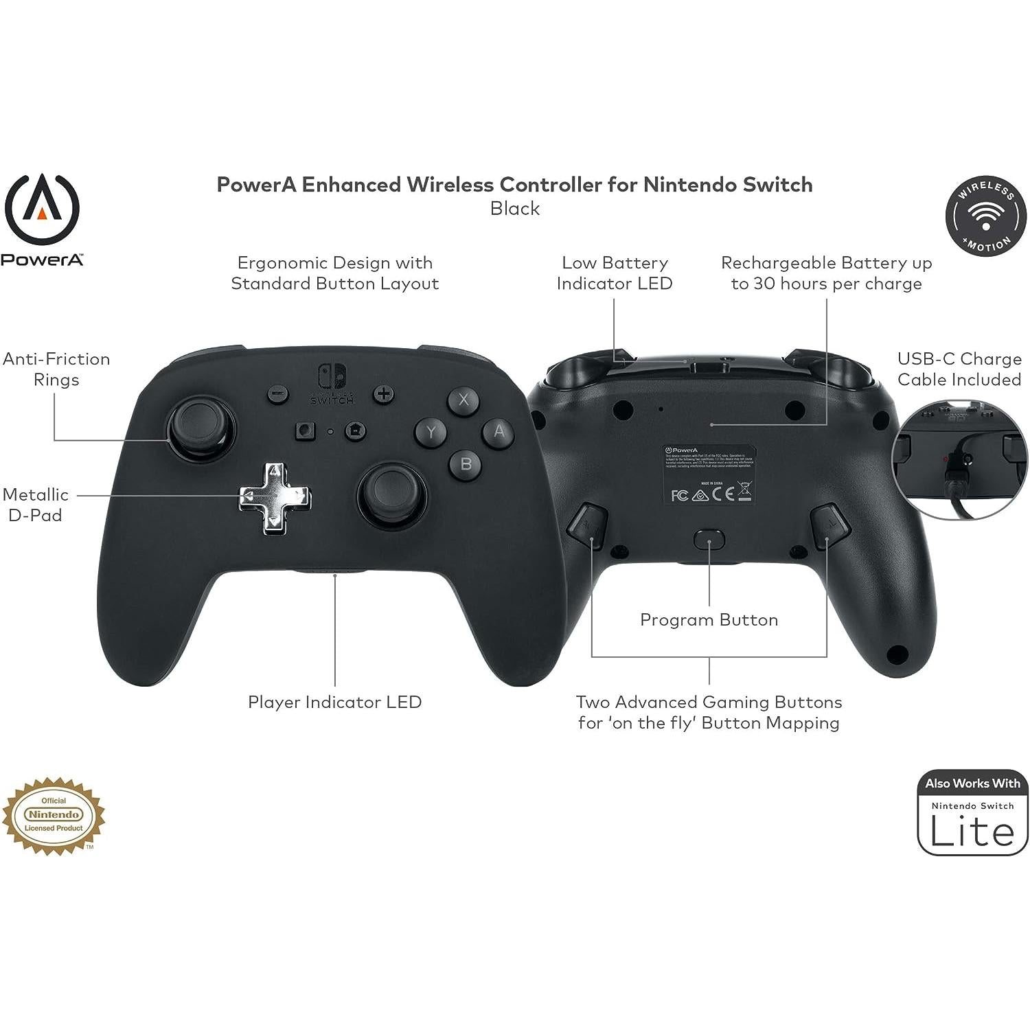 Nintendo Switch Enhanced Wirless Controller by PowerA