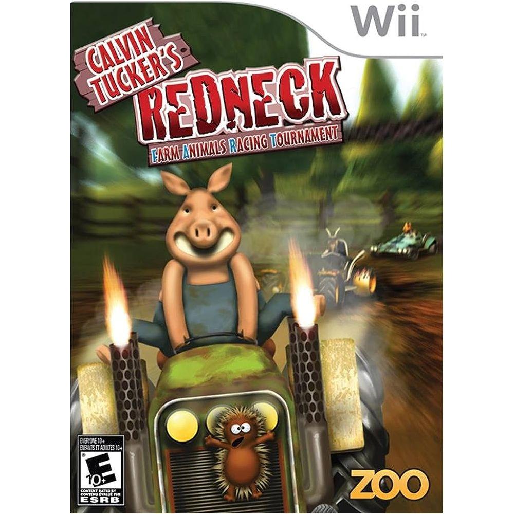 Wii - Tournoi de courses d'animaux de la ferme Redneck de Calvin Tucker
