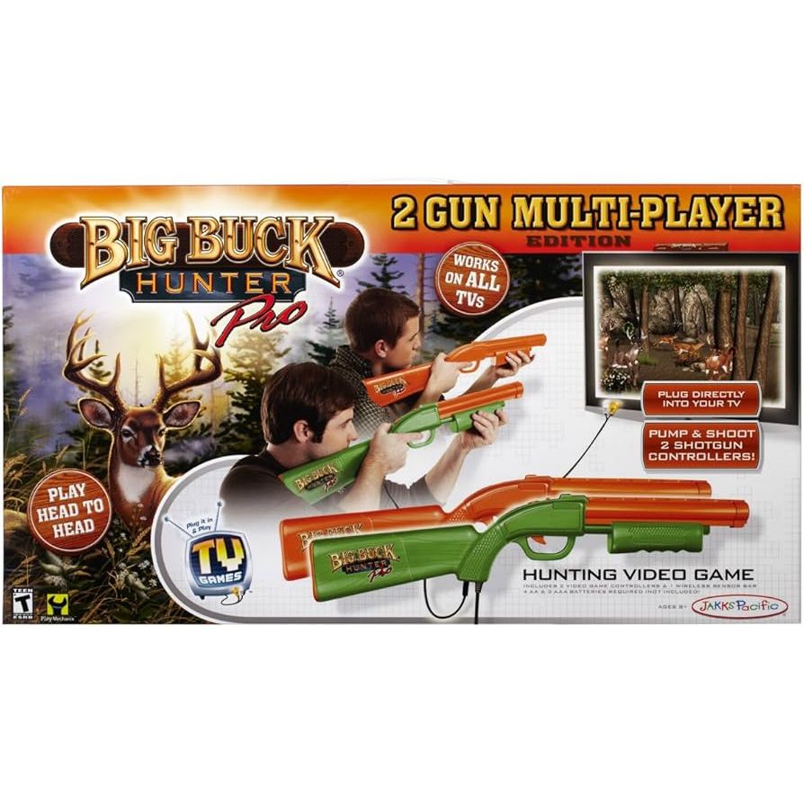 Big Buck Hunter Pro 2 Gun Multi-Player Edition ( New / Sealed )