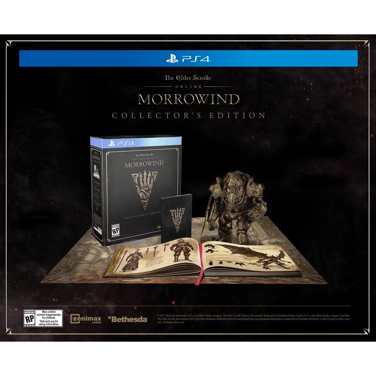 PS4 - The Elder Scrolls Online Morrowind Édition Collector (scellée)