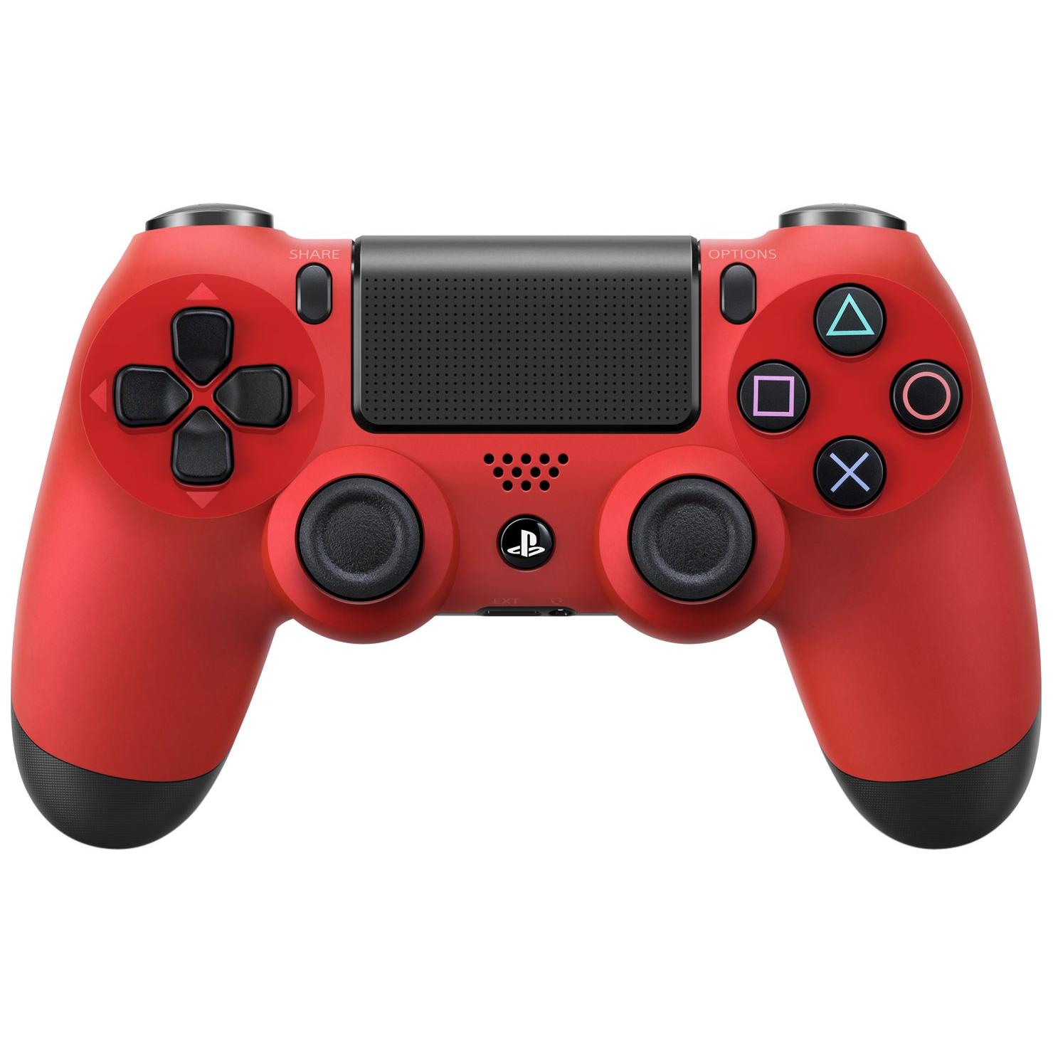 Sony Branded DualShock 4 PS4 Wireless Controller (Used / Red / Black)