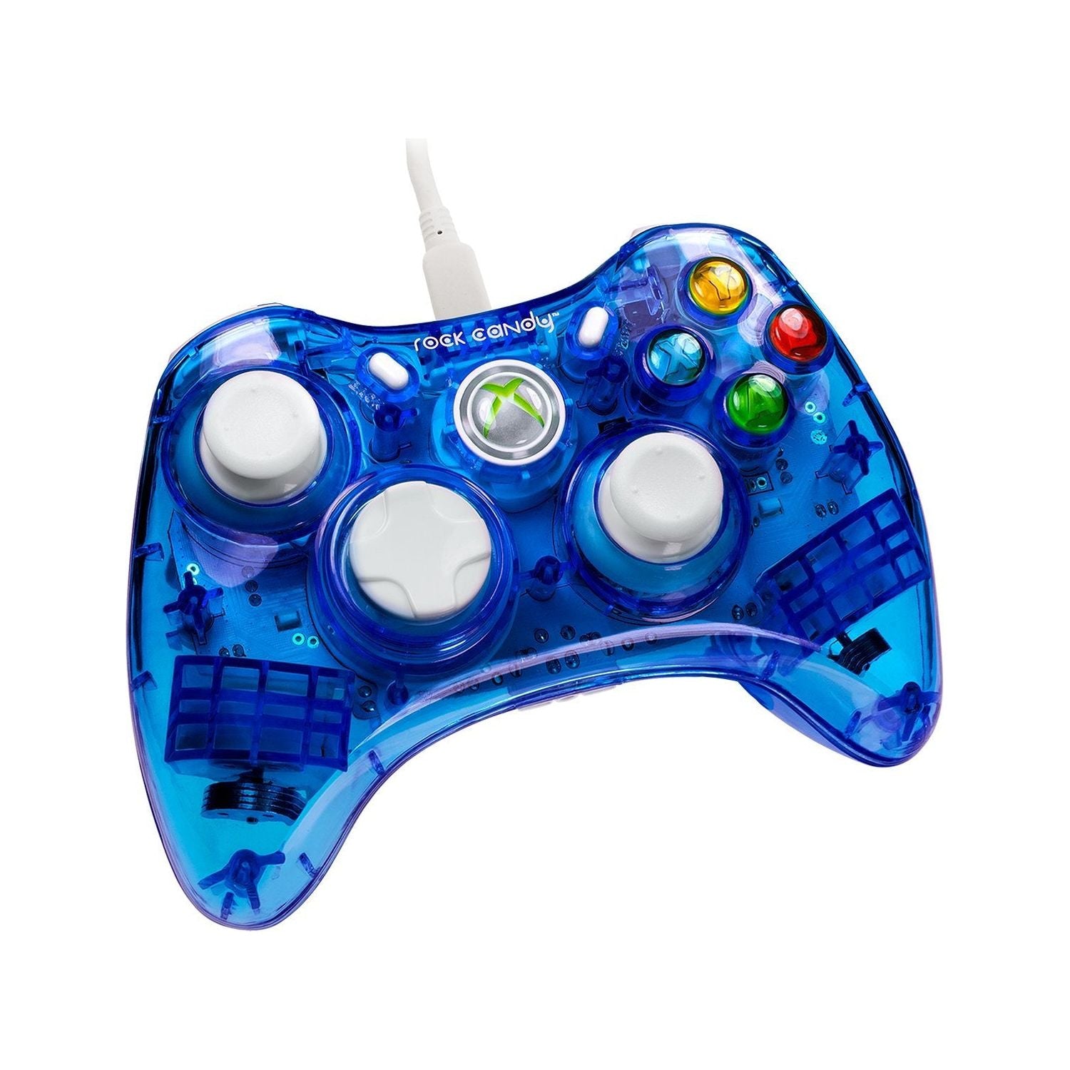Manette filaire Rock Candy XBOX 360 (Bleu / Occasion)