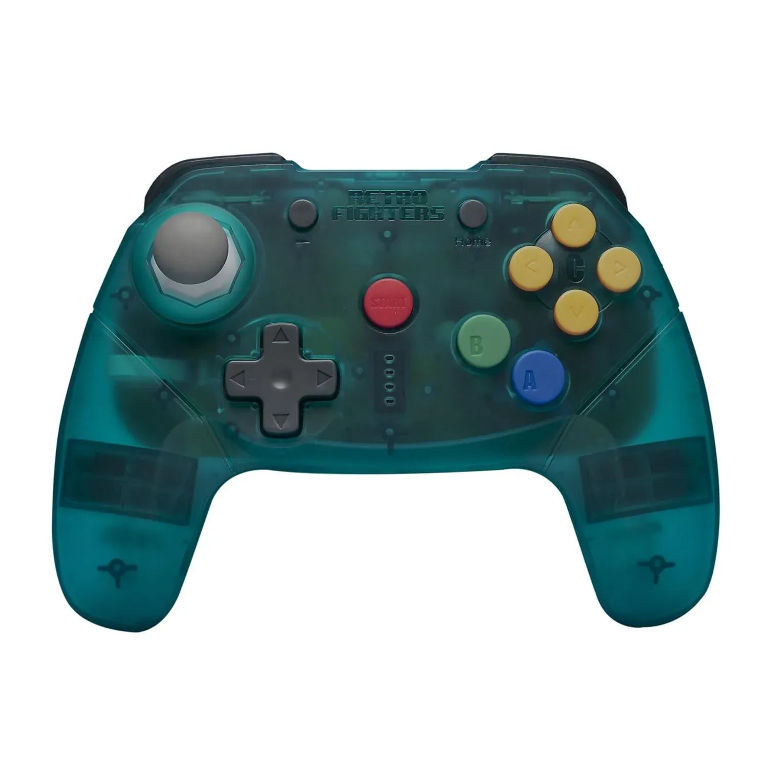 Brawler64 Wireless Switch Controller - Transparent Blue