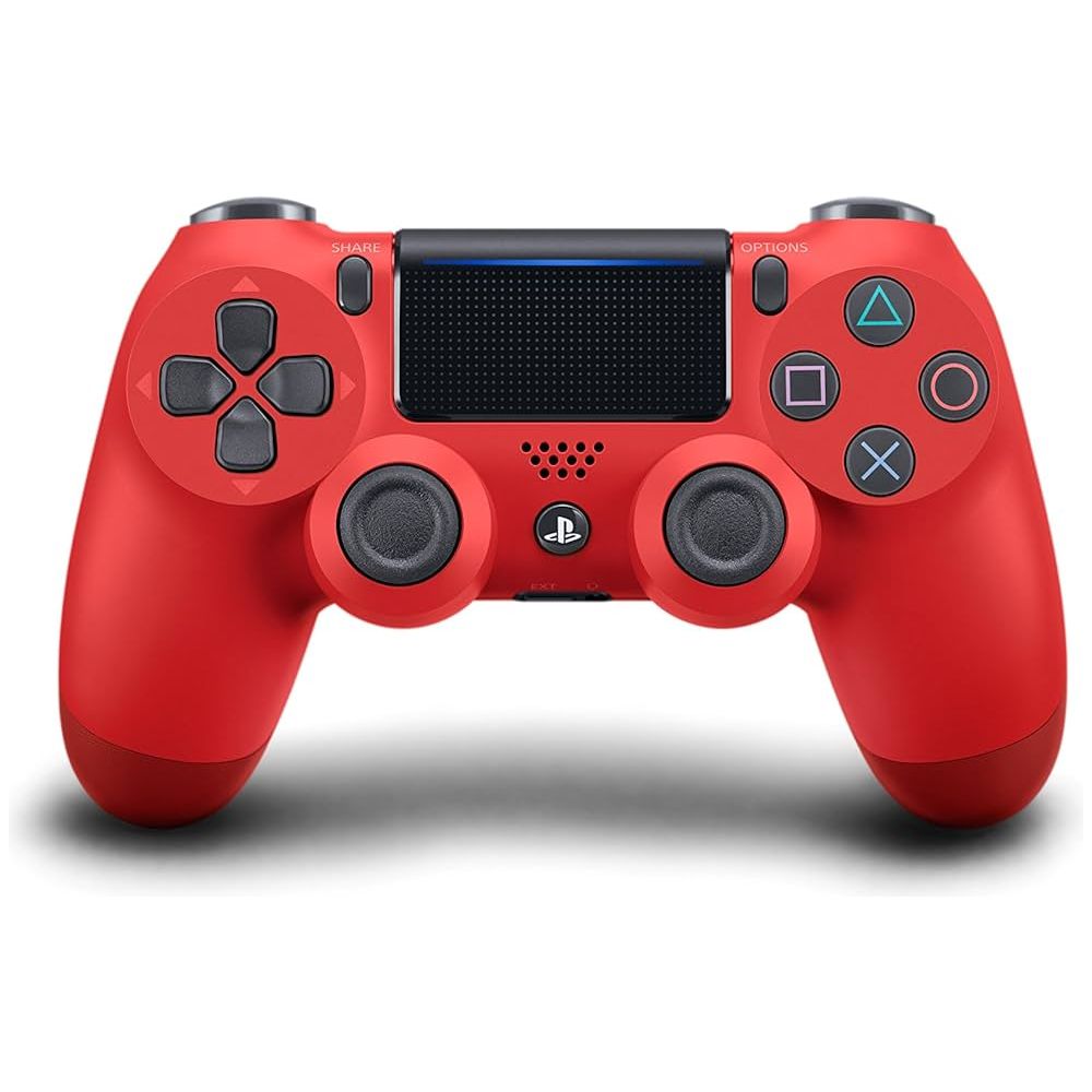 Manette sans fil DualShock 4 PS4 de marque Sony (utilisée / rouge)