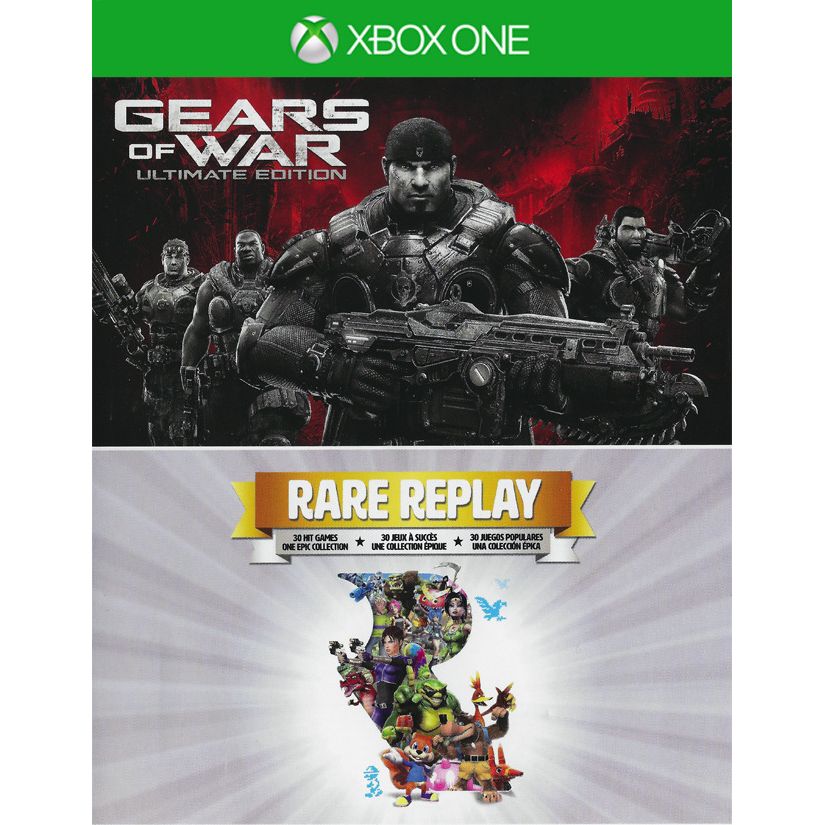 XBOX ONE - Gears of War Ultimate Edition and Rare Replay