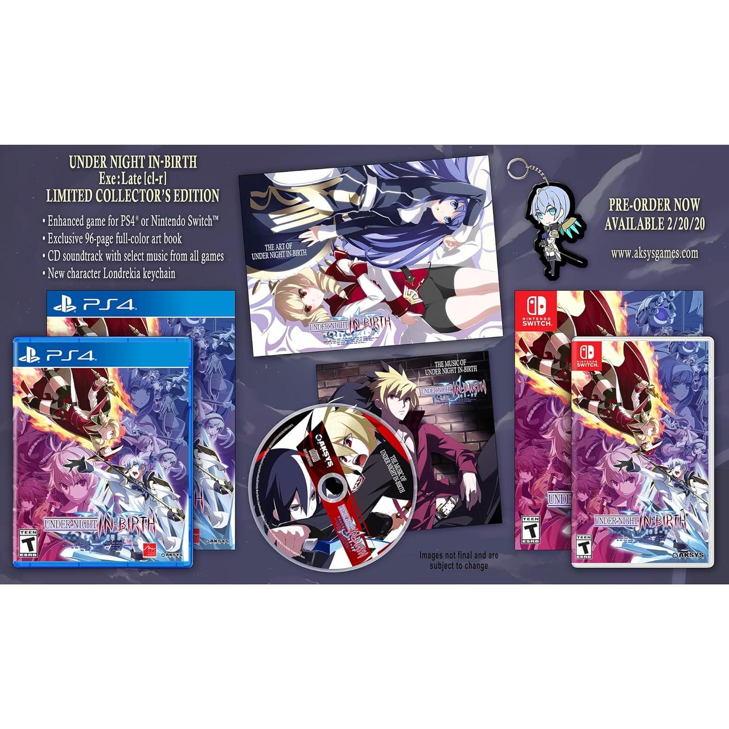 PS4 - Under Night In-Birth Exe:Late[cl-r] Collector's Edition
