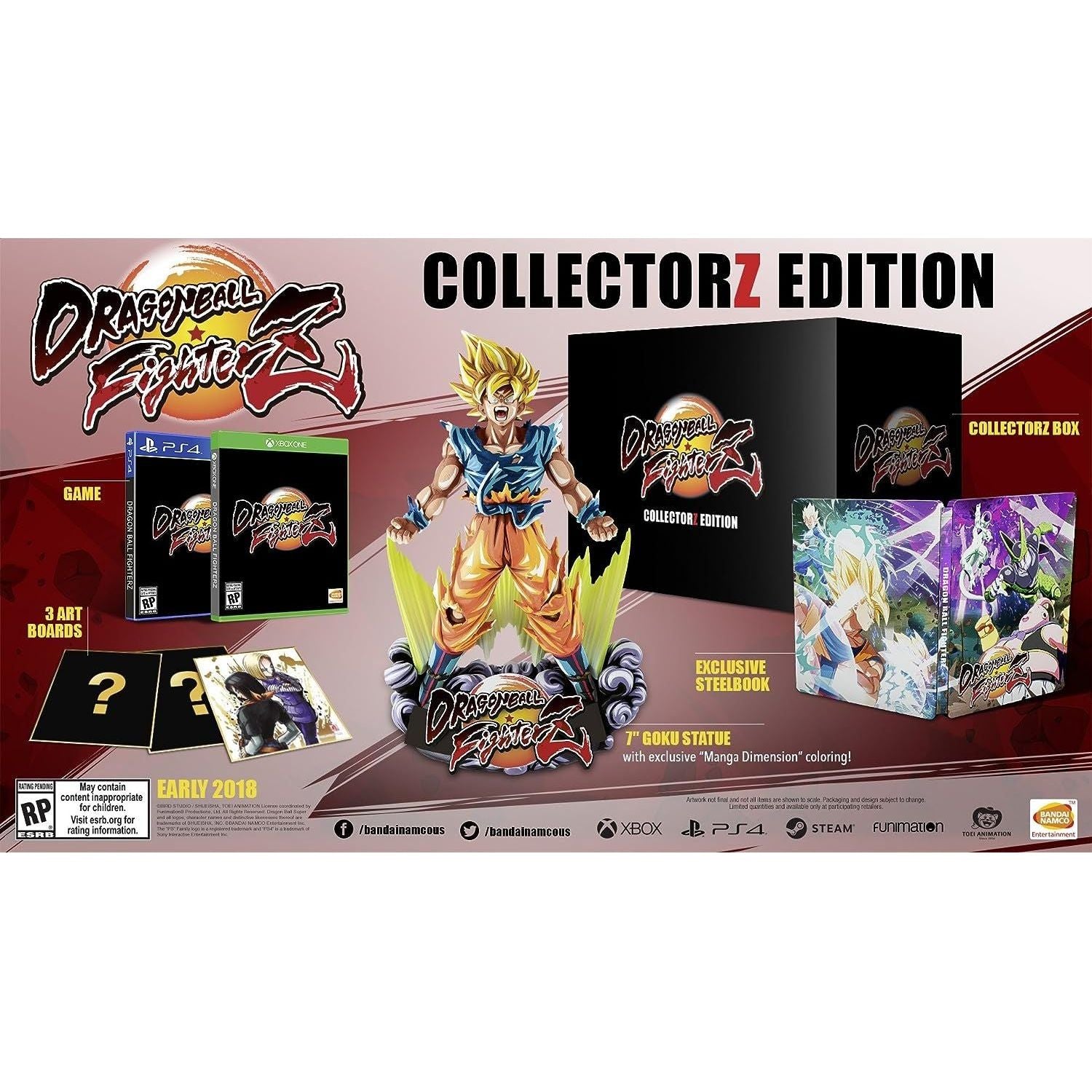 XBOX ONE - Dragon Ball FighterZ Édition CollectorZ (Scellé)