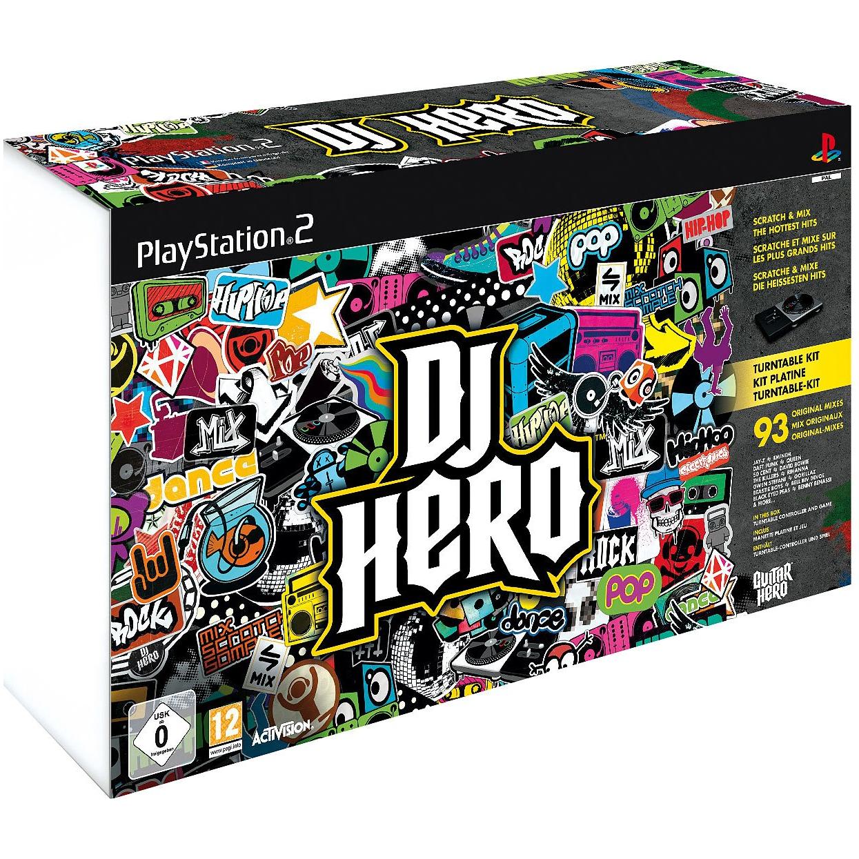 PS2 - DJ Hero with Turntable