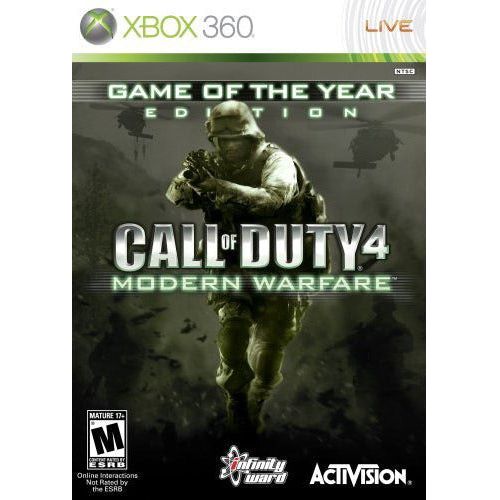 XBOX 360 - Call of Duty 4 Modern Warfare Édition Jeu de l'année