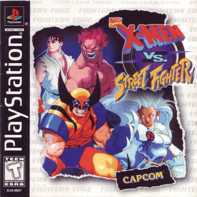 PS1 - X-Men contre Street Fighter