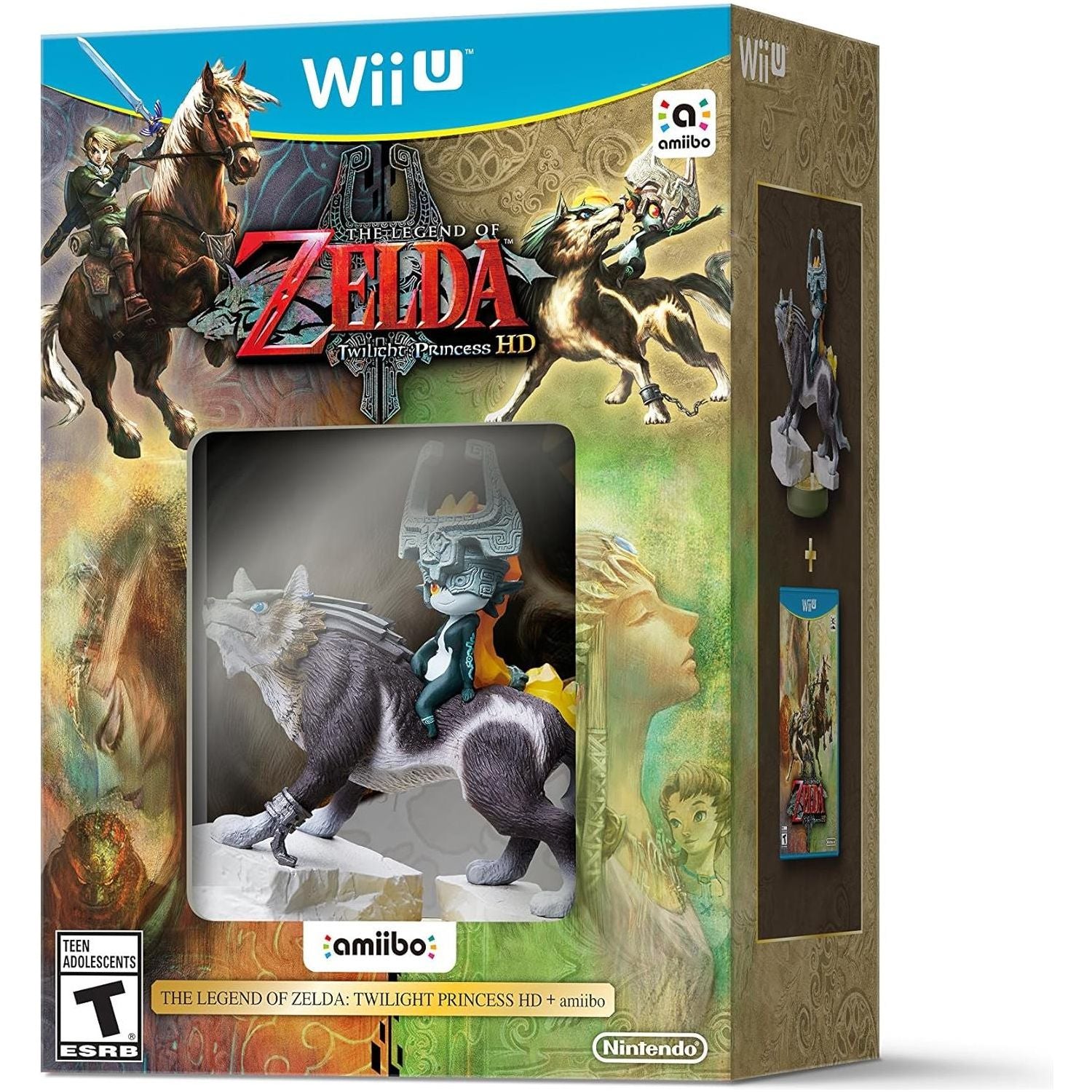 WII U - La Légende de Zelda Twilight Princess HD + Wolf Link Amiibo