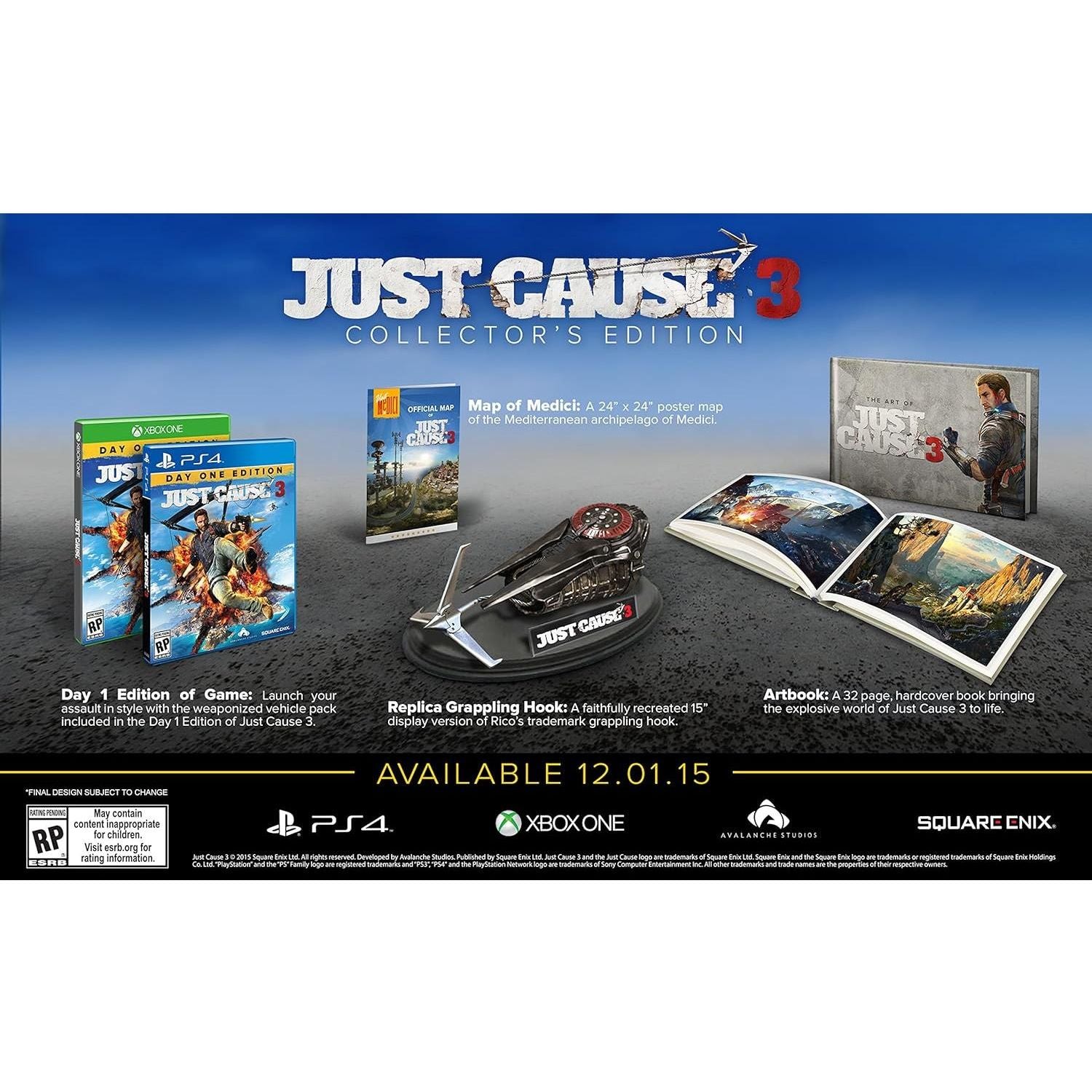 PS4 - Just Cause 3 Collector's Edition (Sealed)
