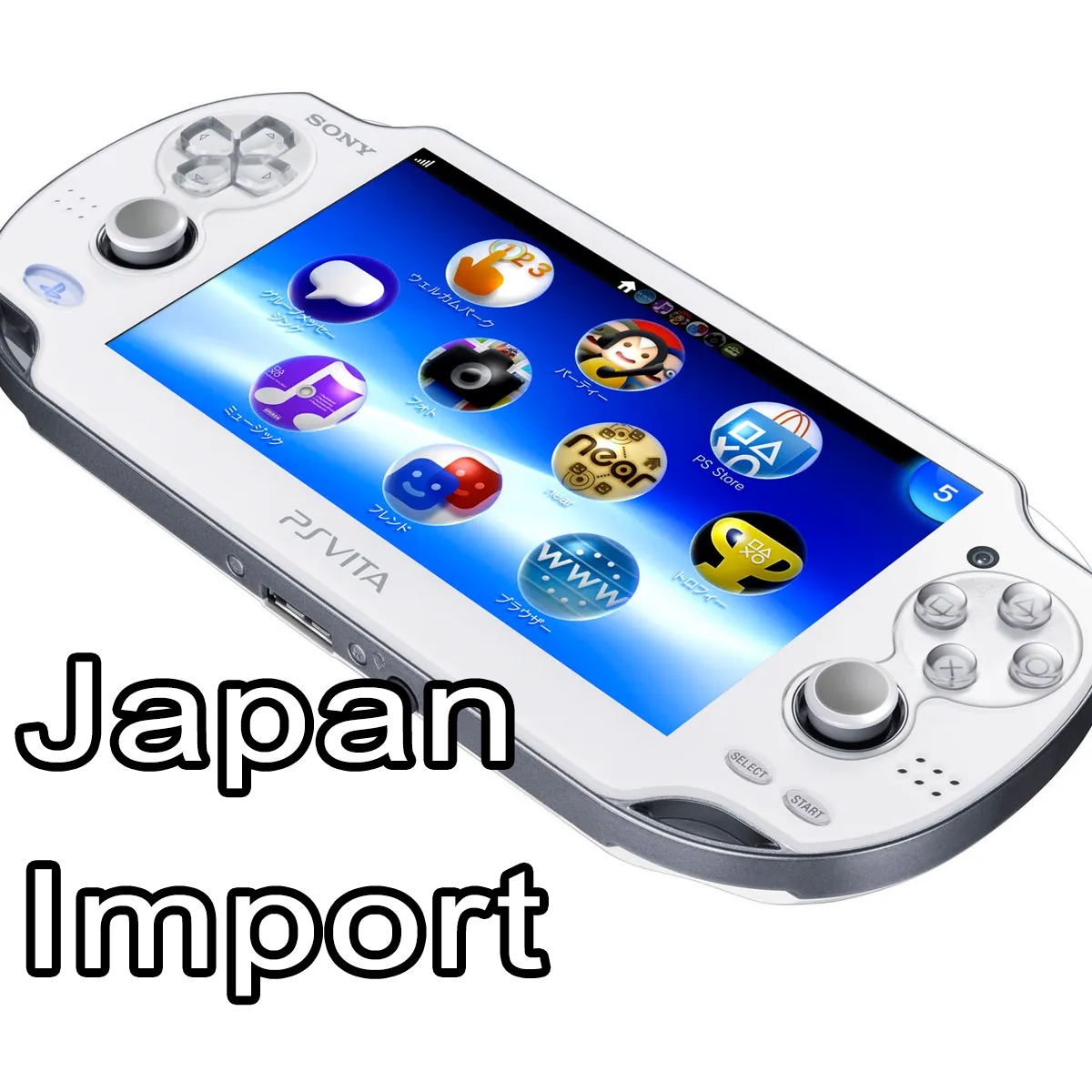 PS Vita System - Model 1001 (White / JPN)