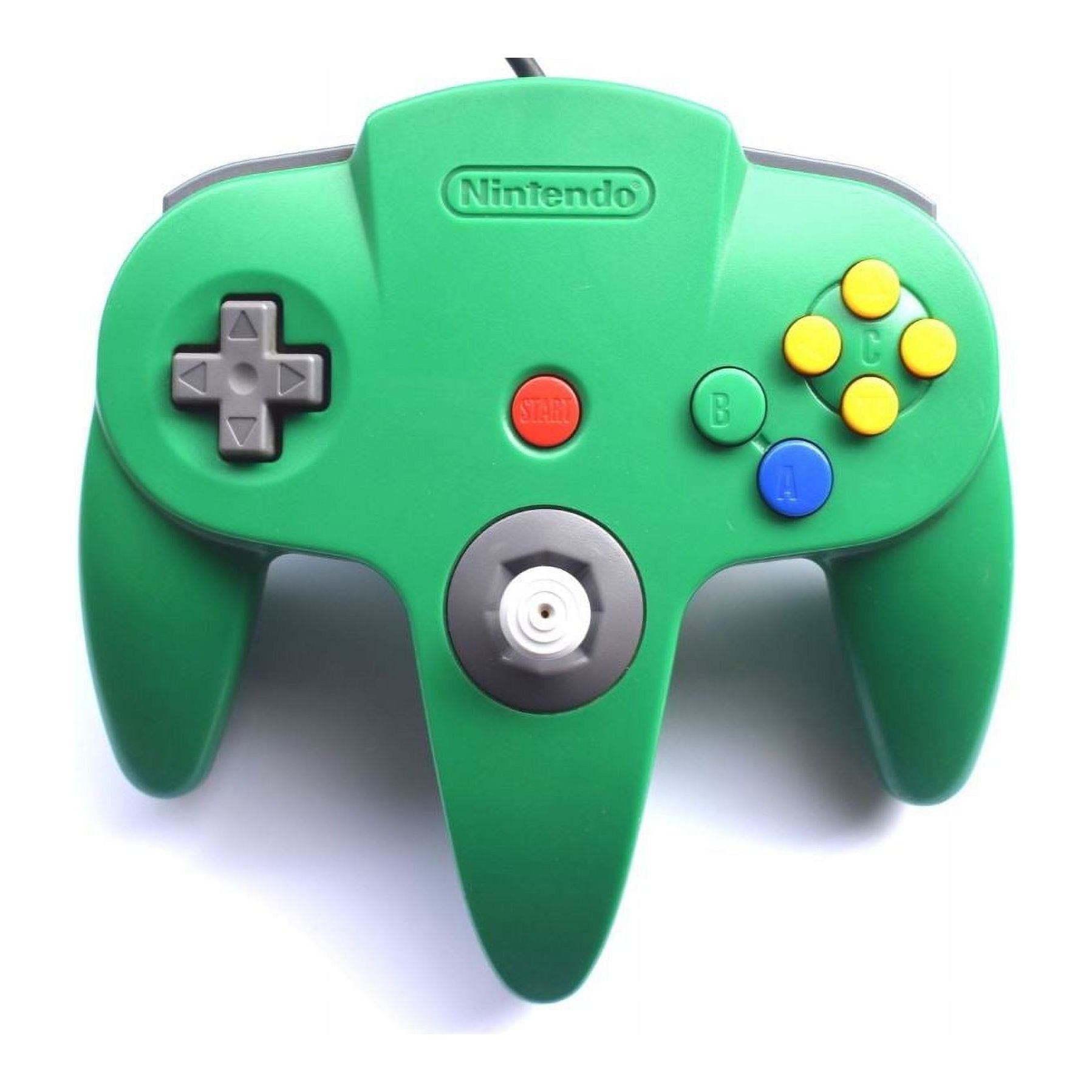 Manette Nintendo 64 de marque (verte / usagée)