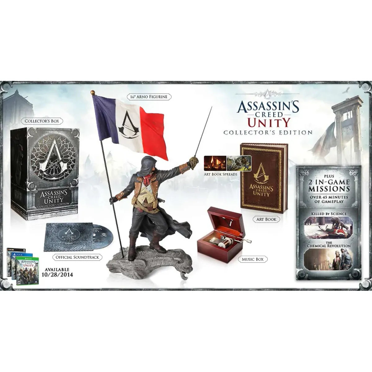 PS4 - Assassin's Creed Unity Collector's Edition (No Slipcover)