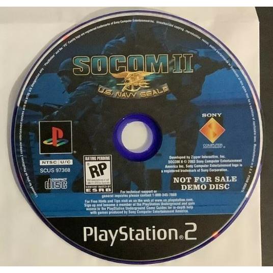 PS2 - Socom II US Navy Seals Demo Disc