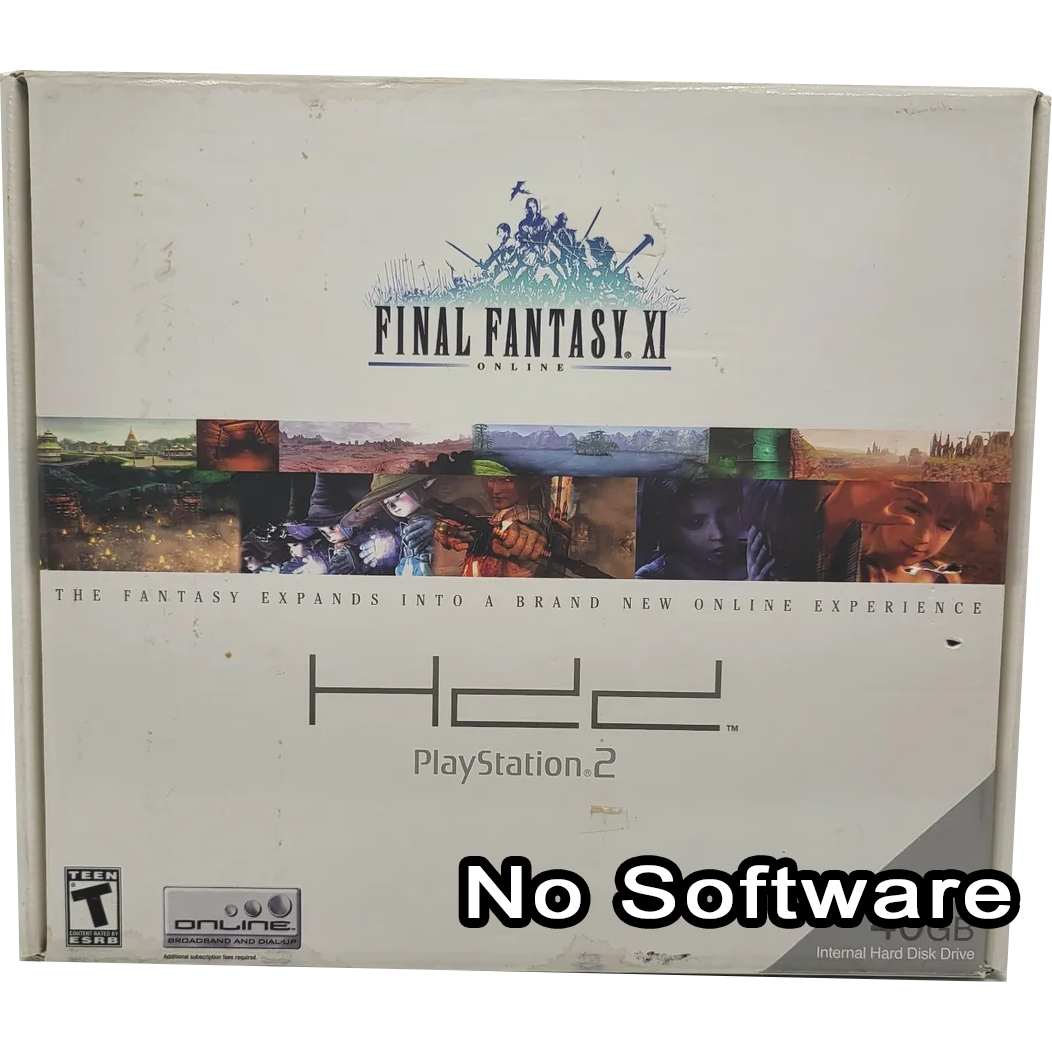 PS2 - Final Fantasy XI Online HDD Bundle (No Software Disc)