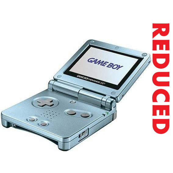 Game Boy Advance SP System (Back Lit / Pearl Blue / Reduced)