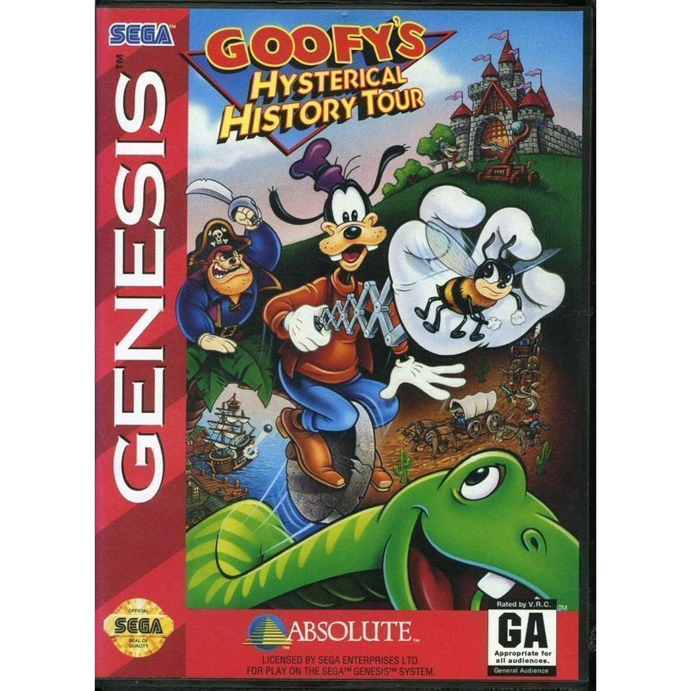 Genesis - Visite de l'histoire hystérique de Goofy (en étui / avec manuel)