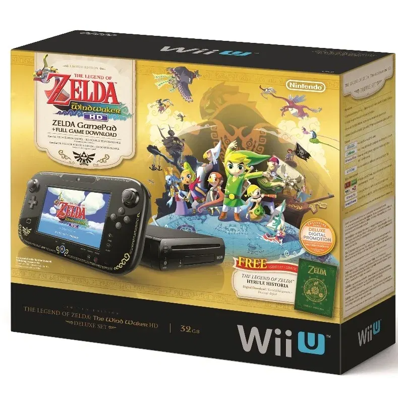 Nintendo Wii U 32GB The Legend of Zelda The Wind Waker (Complete in Bo Nintendo Wii U 32GB The Legend of Zelda The Wind Waker (Complete in Bo