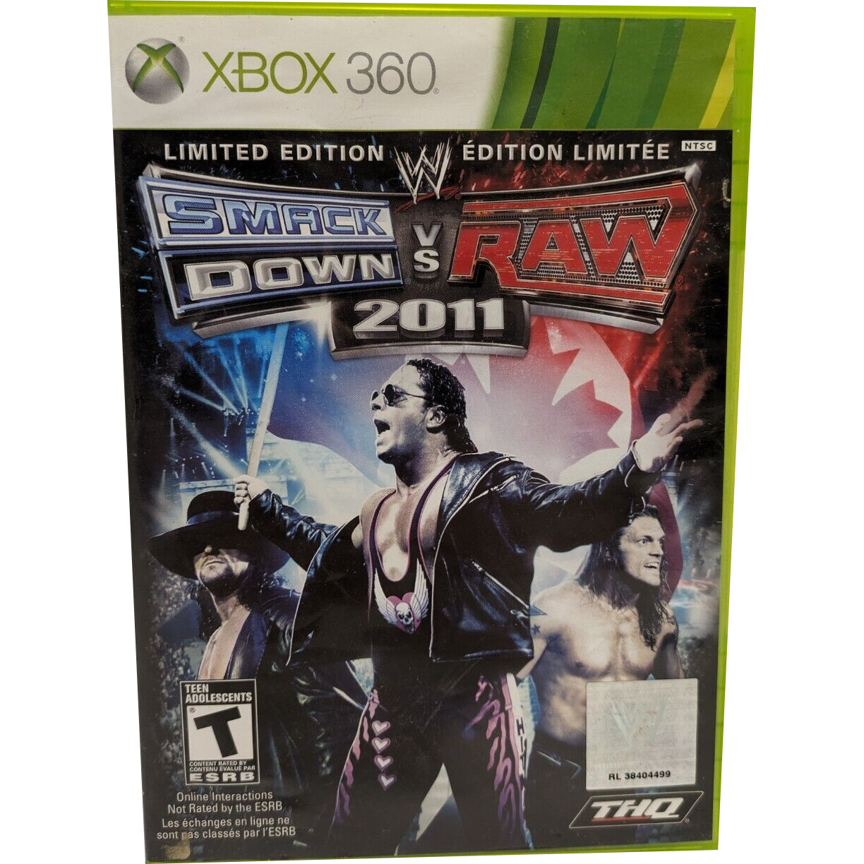 XBOX 360 - WWE Smackdown Vs Raw 2011 Édition Limitée (Sans Codes)