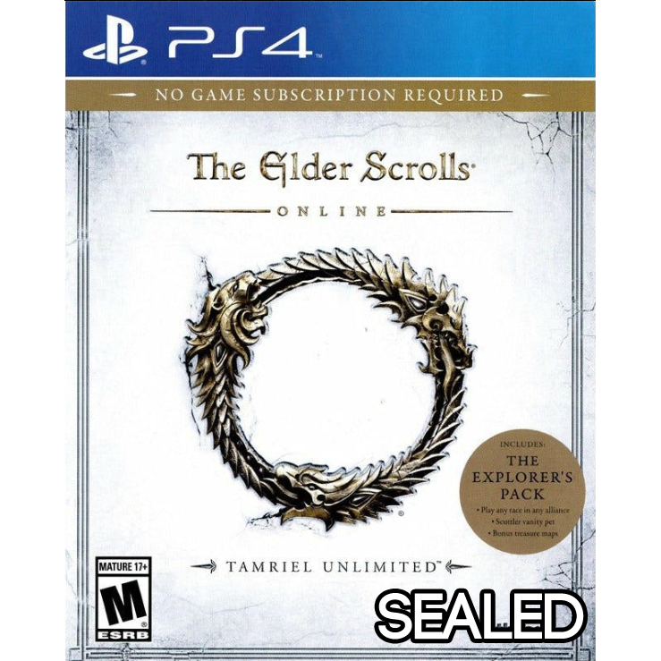 PS4 - The Elder Scrolls Online Tamriel Unlimited (Sealed)