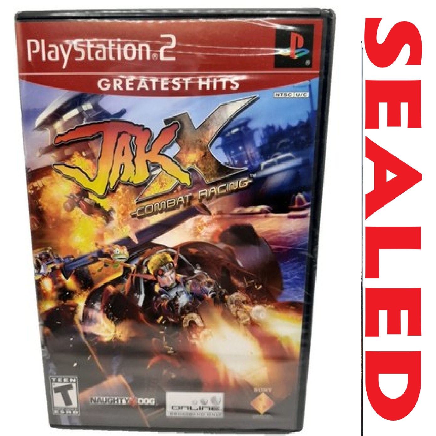 PS2 - Jak X Combat Racing (GREATEST HITS / SEALED)