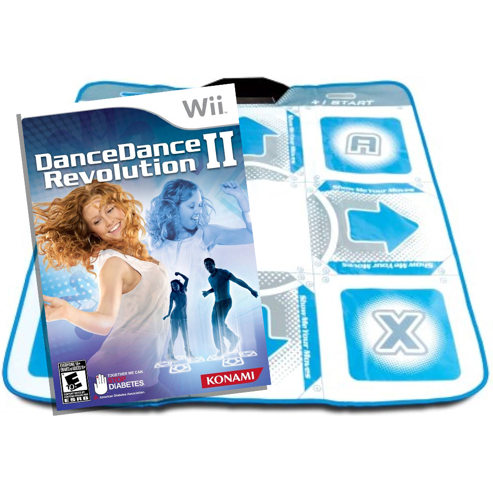 Wii - Dance Dance Revolution II (With Dance Pad)