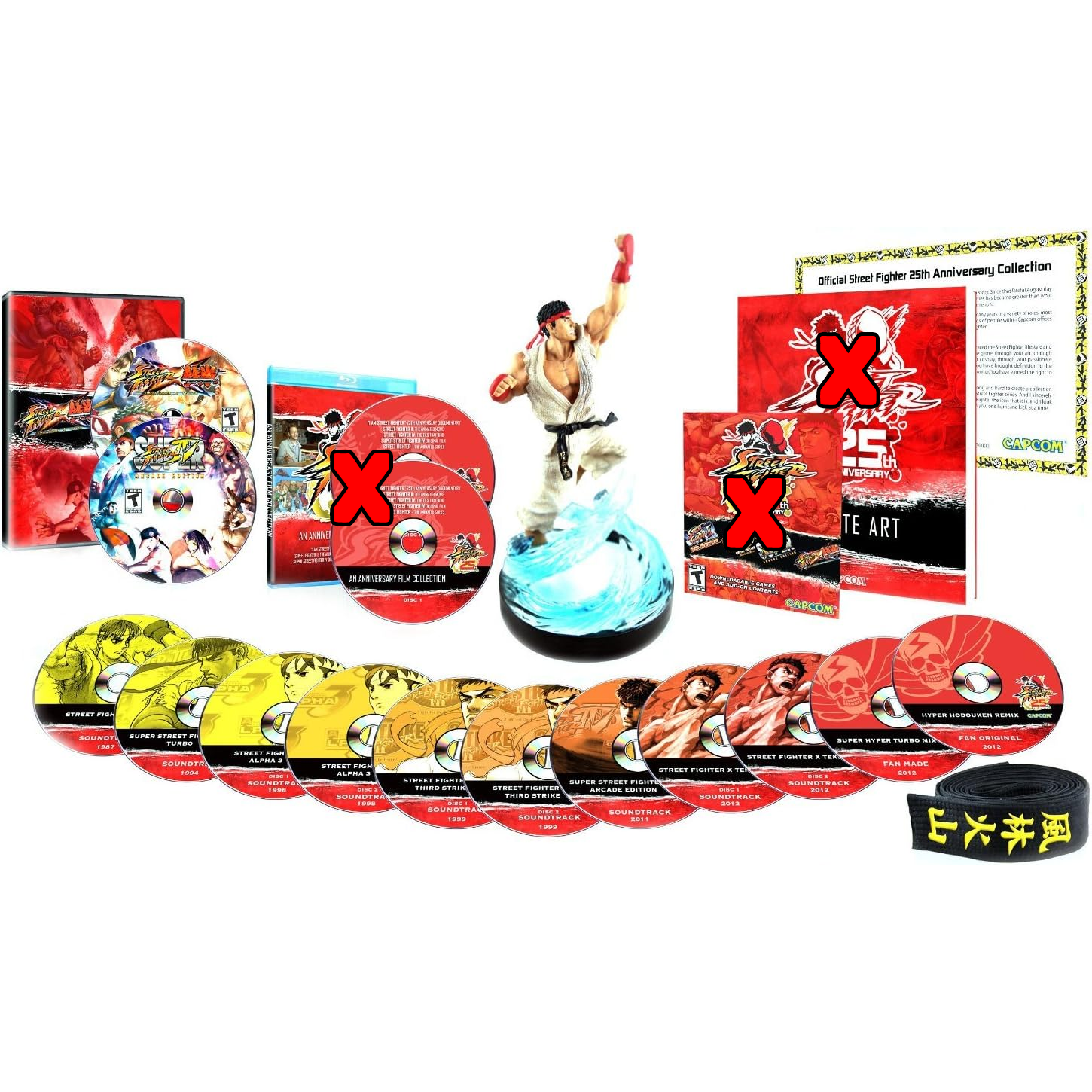 PS3 - Ensemble de collection officiel du 25e anniversaire de Street Fighter (incomplet)